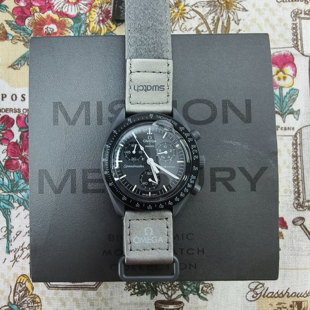 🎊NWT🎊Swatch X Omega MoonSwatch Mission To The Mercury Watch
